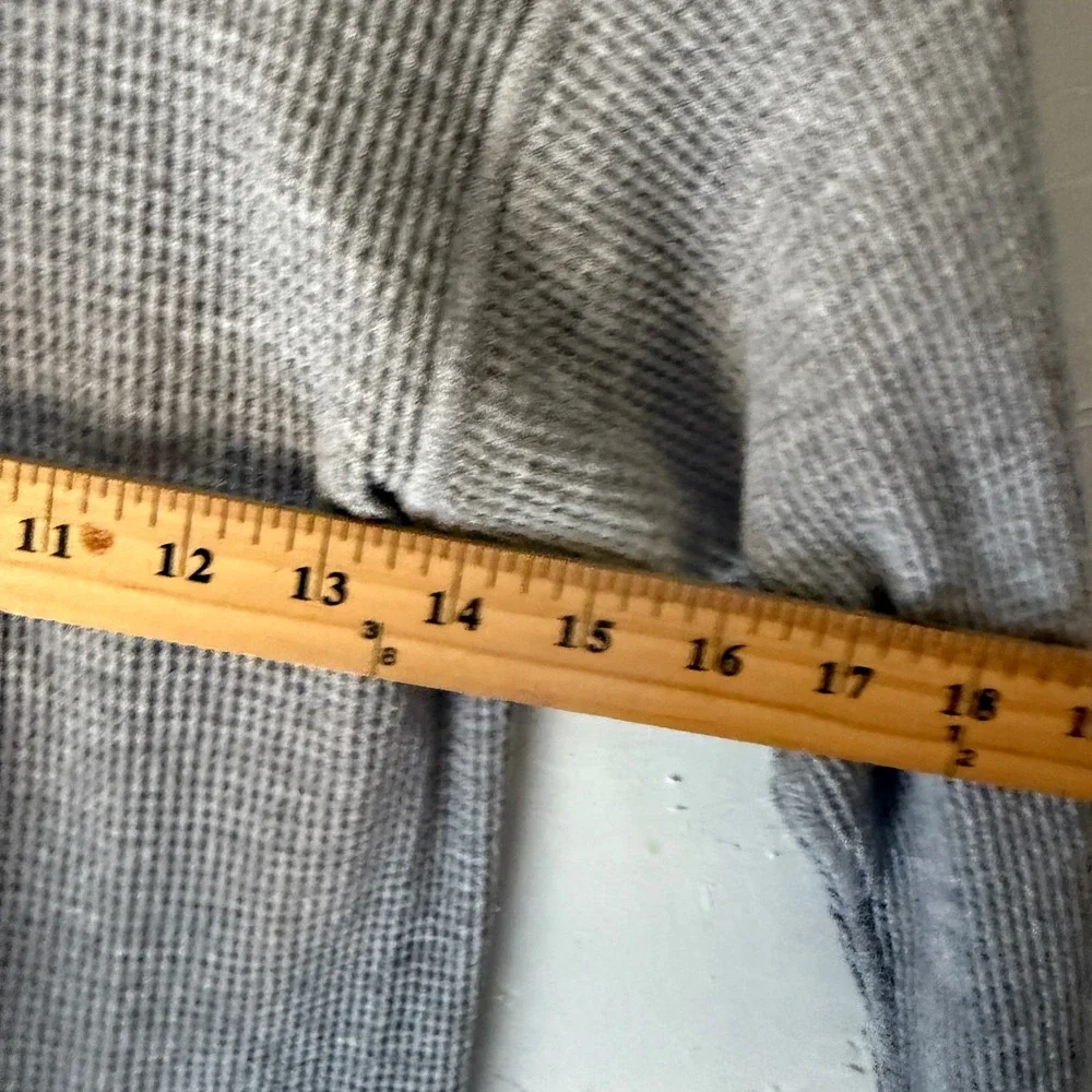 Northwest Territory Men's Gray Thermal Layer Outdoor Shirt L Waffle‎ Knit USA